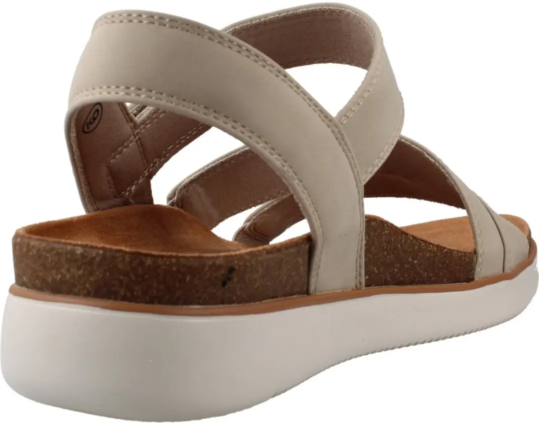 Skechers Lifted Comfort Dames Sandaal - Taupe - afbeelding 4 van 6