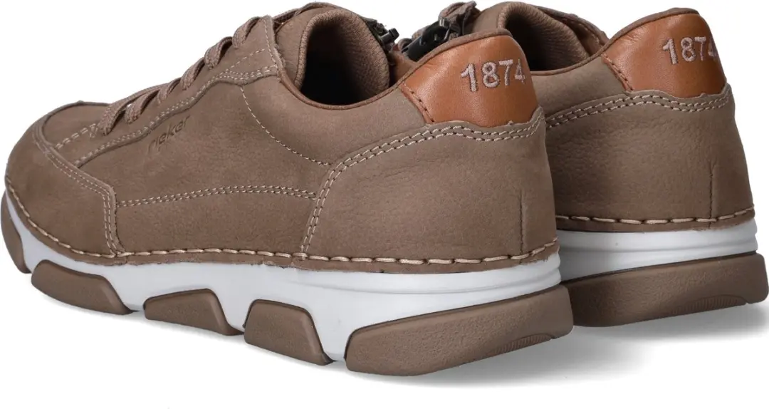 Rieker Heren Sneakers Taupe - Maat 46