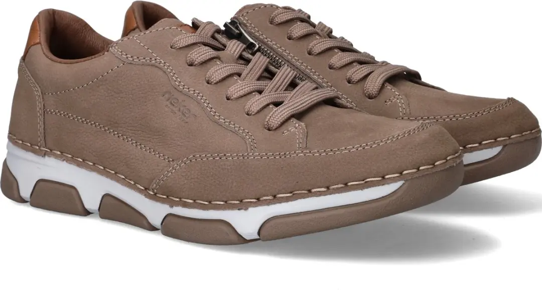 Rieker Heren Sneakers Taupe - Maat 46