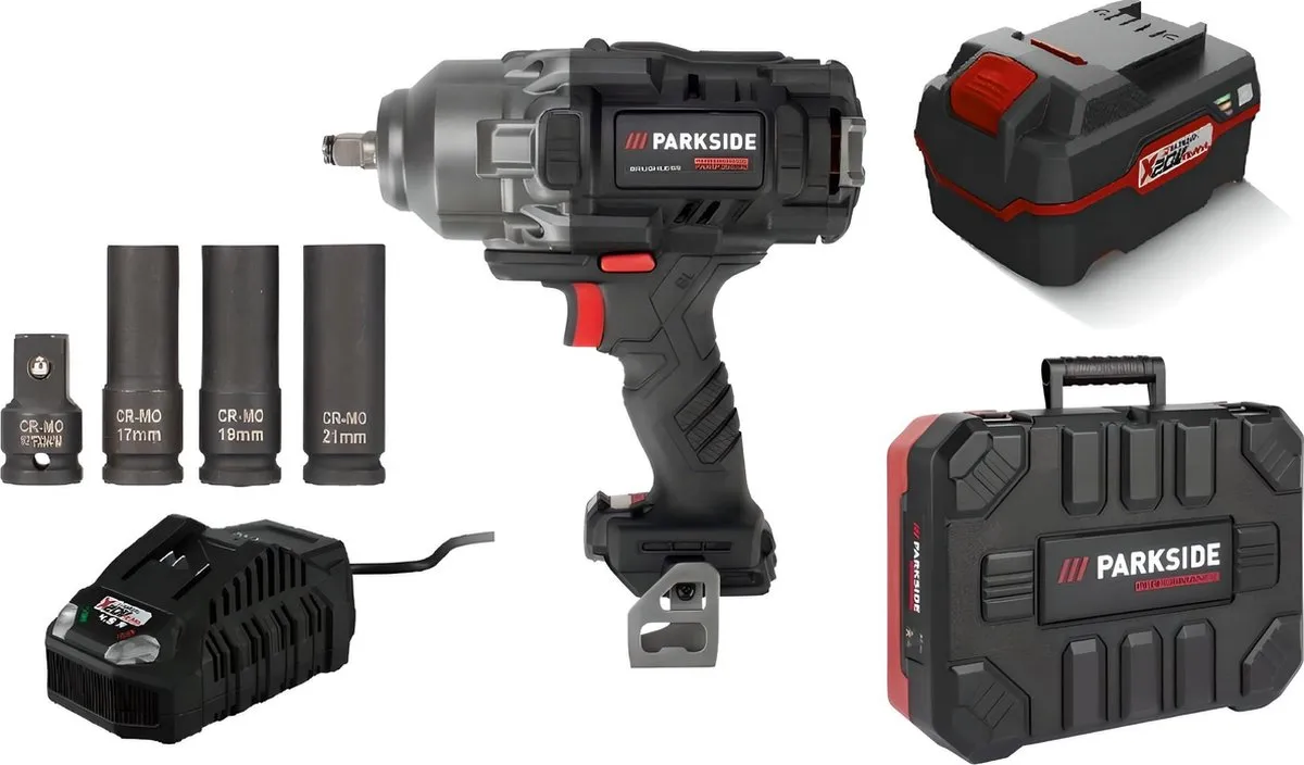 Parkside Performance Accu-slagmoersleutel 20V
