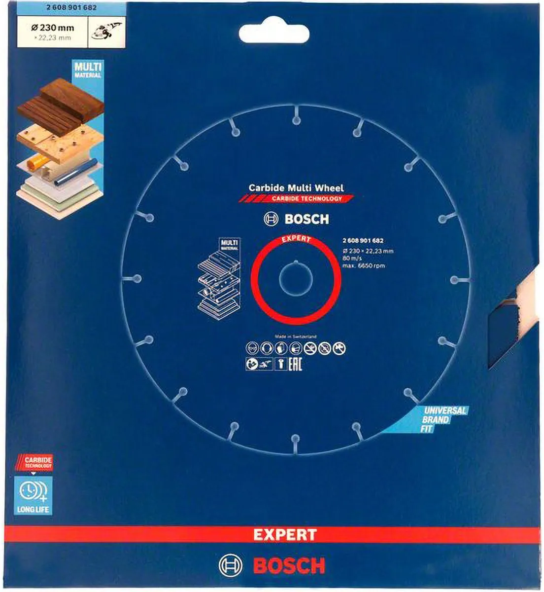 Bosch Professional EXPERT Carbide Multischijfdoorslijpschijf 230mm - afbeelding 4 van 6