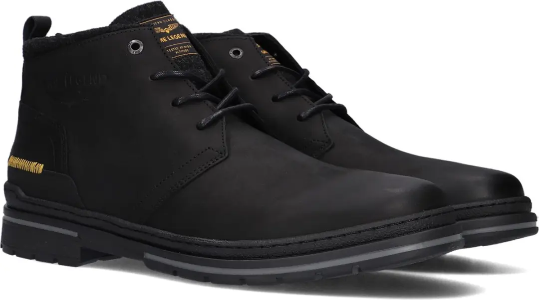 PME Legend Fleetman Heren Veterschoenen - Zwart - Maat 43