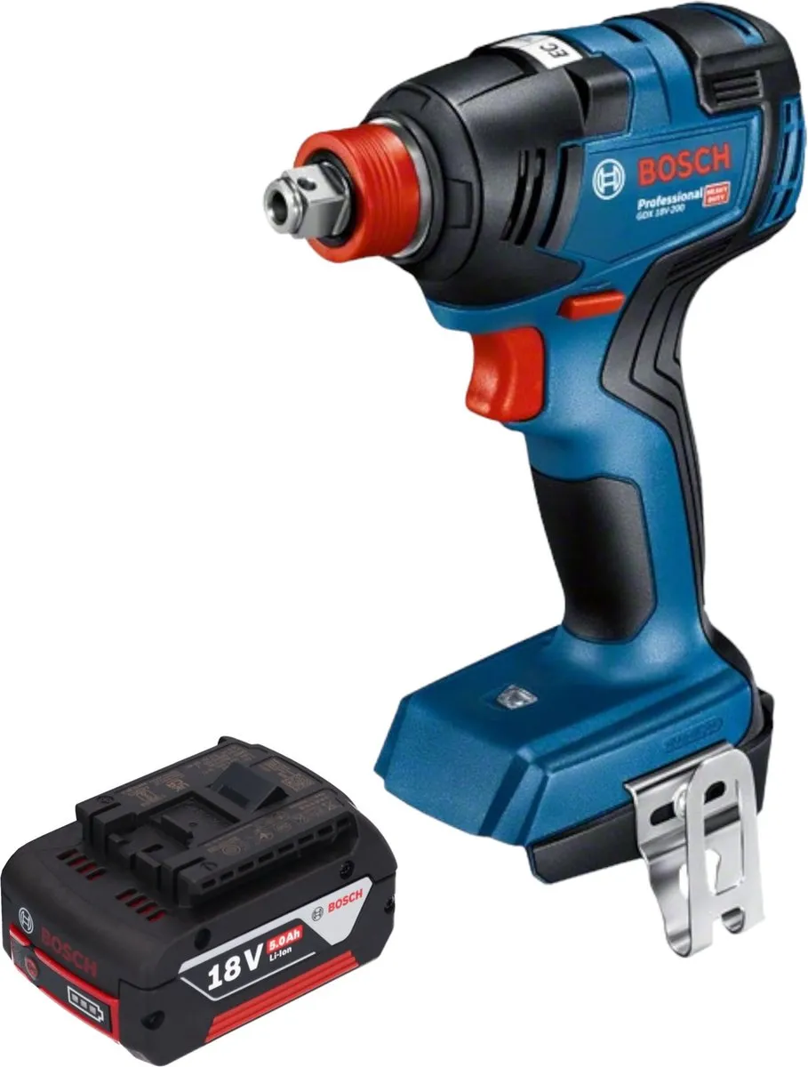 Bosch Professional GDX 18V-200 Accu-slagmoersleutel 200Nm