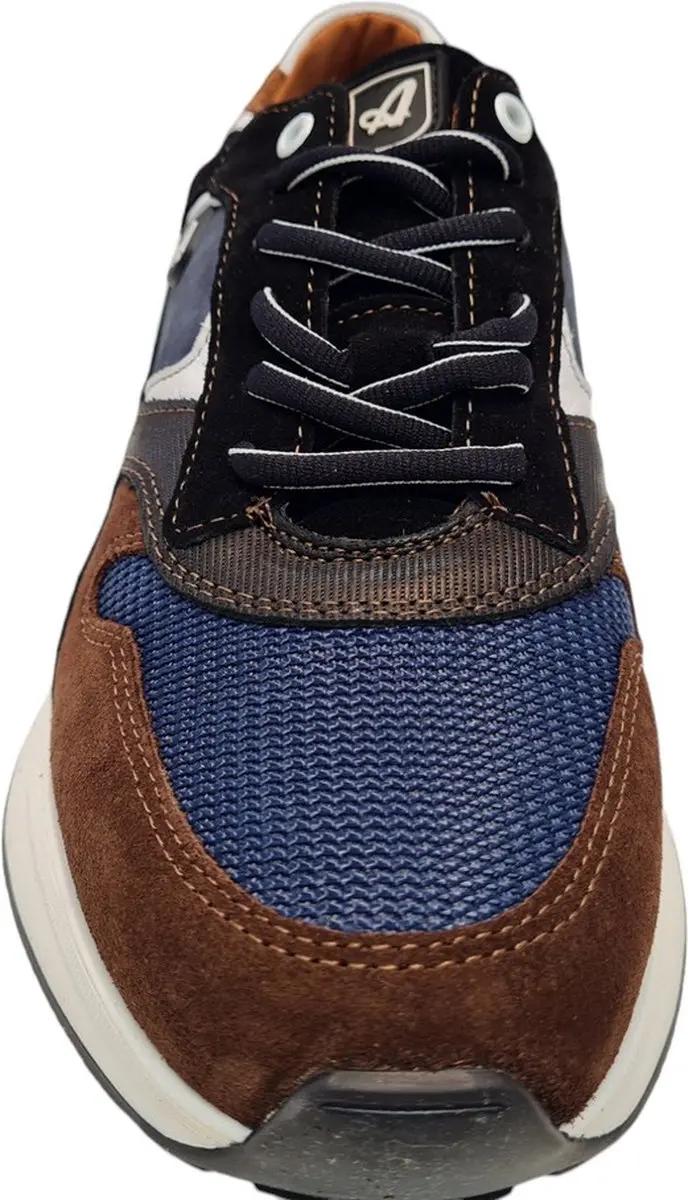 Australian Kyoto Heren Leren Sneakers - Blauw - Maat 44