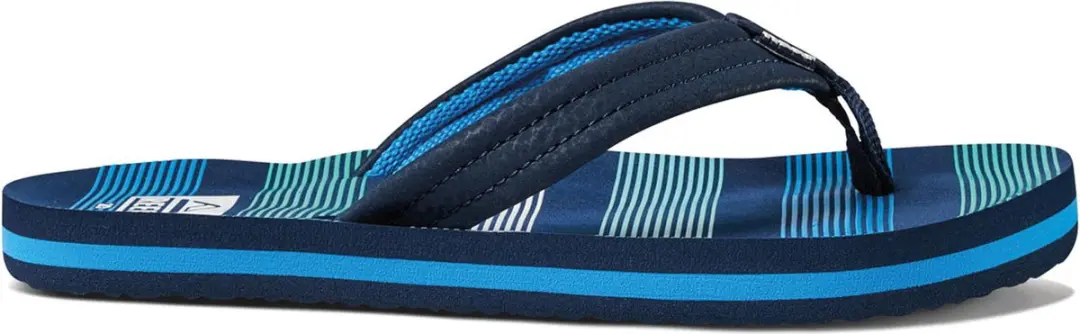 Reef Kids Ahideep Sea Stripes Teenslipper 31 - Blauw - afbeelding 5 van 6