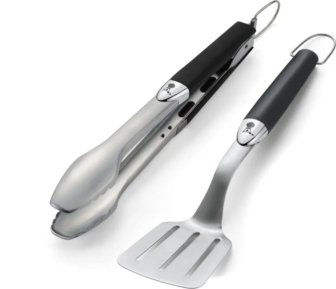 Weber Premium Tool Set BBQ - 2-delig - Roestvrij staal - Zwart - afbeelding 5 van 6
