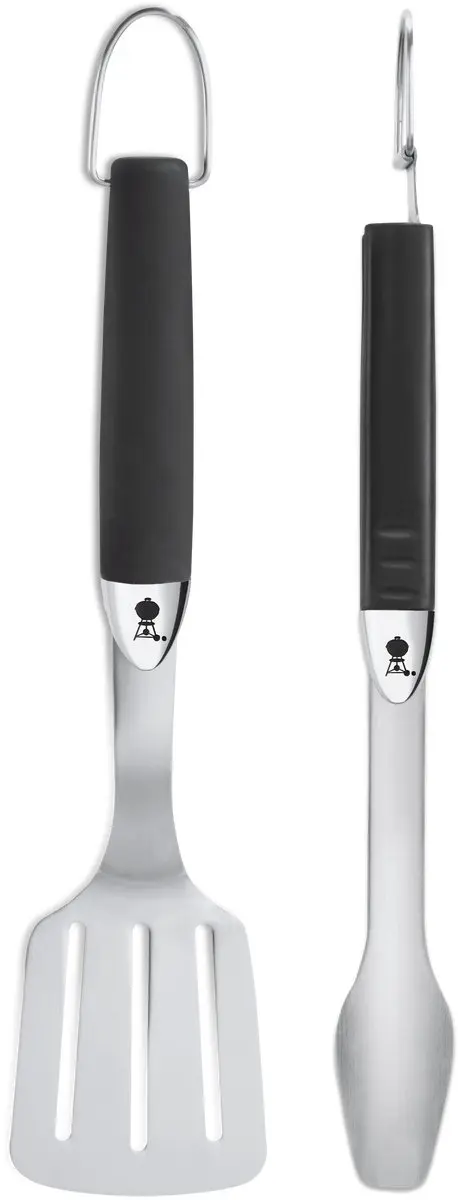 Weber Premium Tool Set BBQ - 2-delig - Roestvrij staal - Zwart - afbeelding 4 van 6