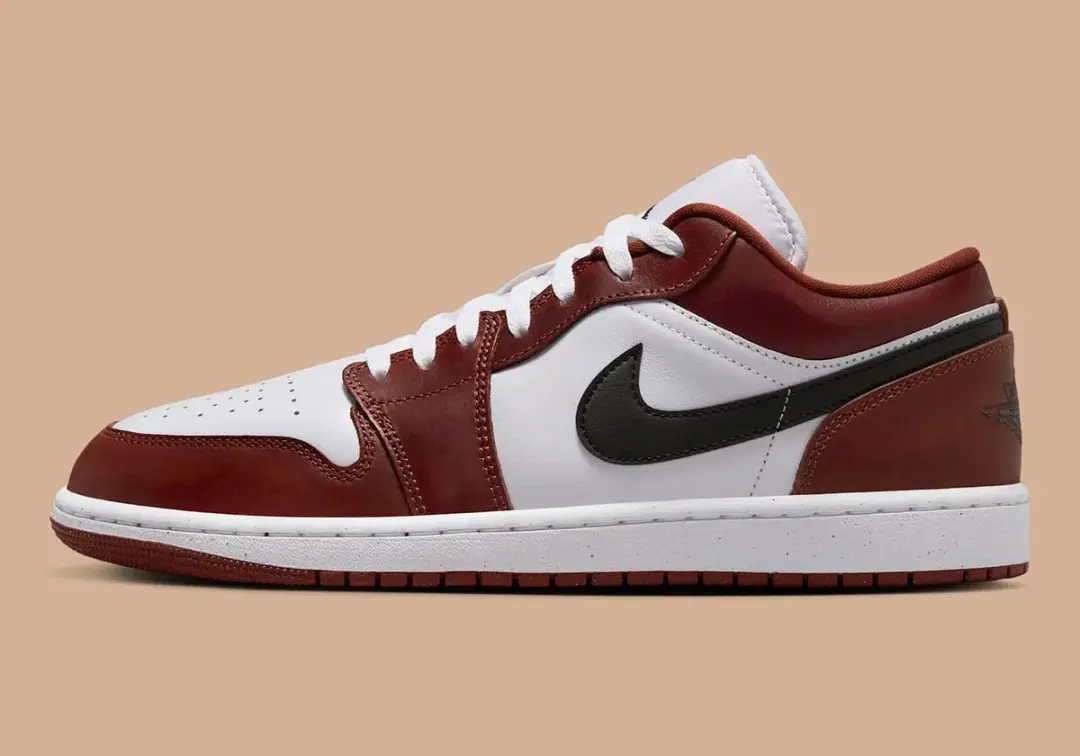 Nike Jordan 1 Low Maat 47,5Brown White Black
