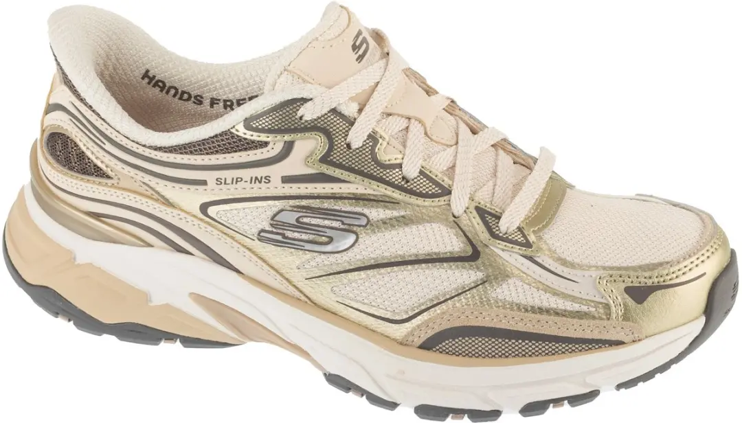 Skechers Slip-Ins: Stamina Sport, Vrouwen, Beige, Sneakers, maat: 36,5