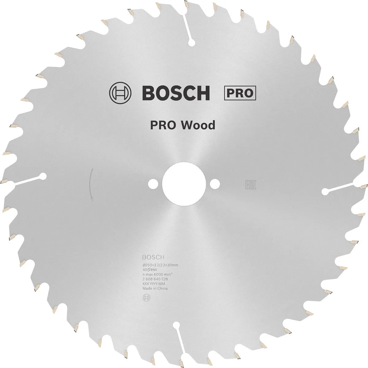 Bosch Professional Cirkelzaagblad Optiline 250mm Hout