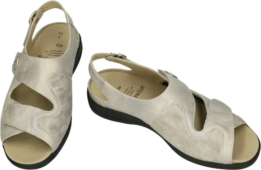 Solidus Dames Sandalen 36.5 - Grijs - afbeelding 5 van 6