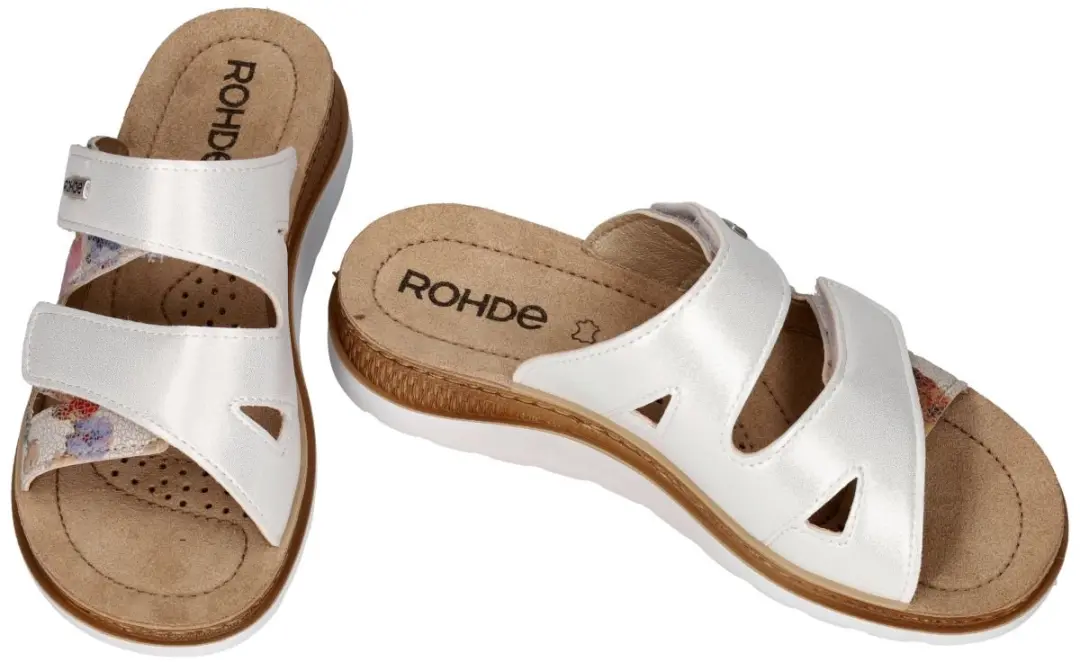 Rohde Slipper Dames 1302-01 - Wit - Maat 41