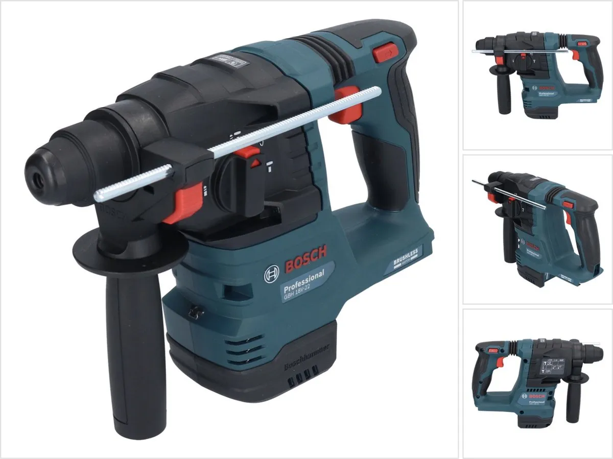 Bosch Professional GBH 18V-22 Solo Boorhamer SDS-plus - 22mm Beton - afbeelding 6 van 6