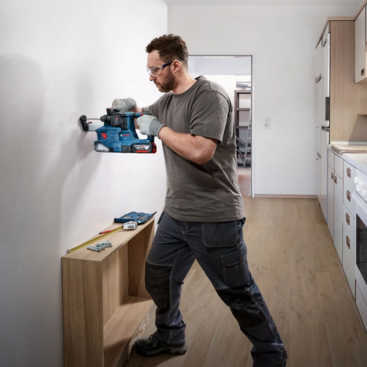 Bosch Professional GBH 18V-22 Solo Boorhamer SDS-plus - 22mm Beton