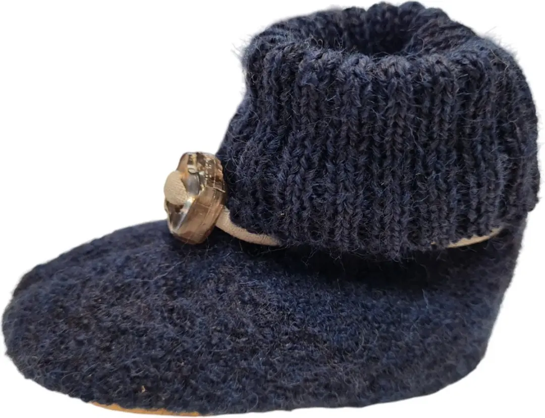 Bergstein Cozy Baby Sloffen - Dark Blue