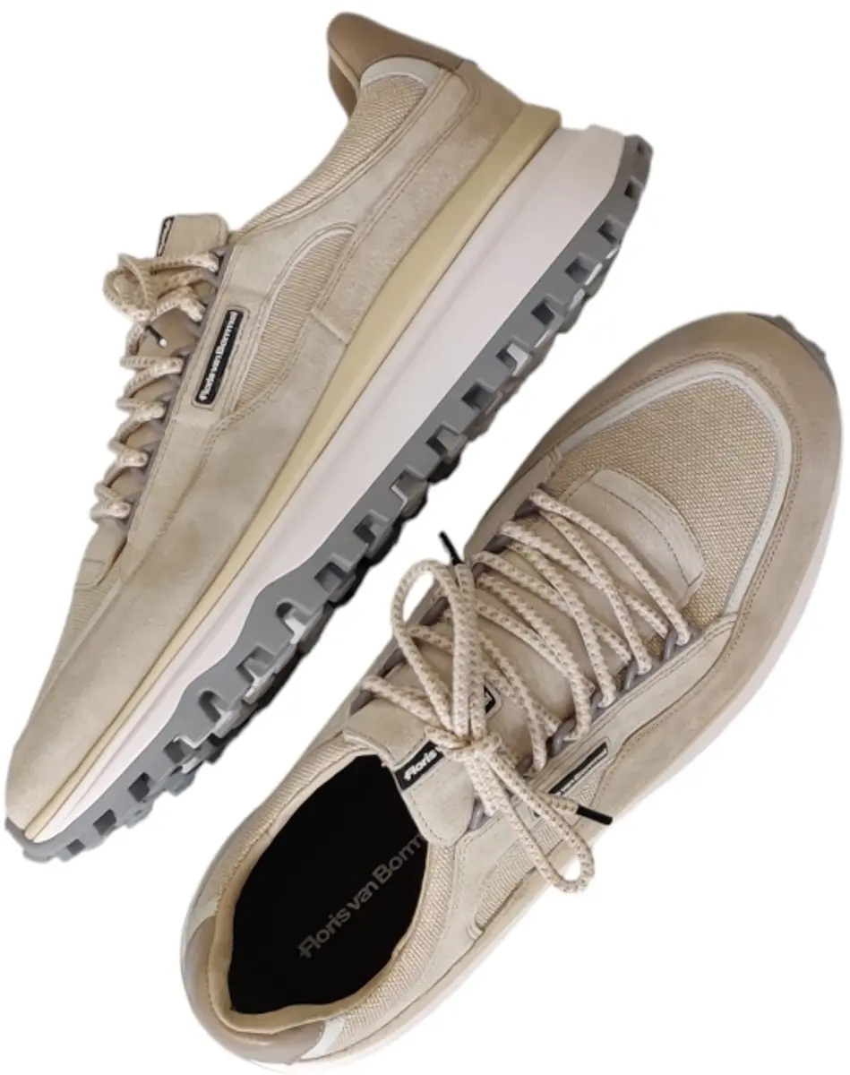Floris van Bommel Sneaker De Gripper Beige - 42.5
