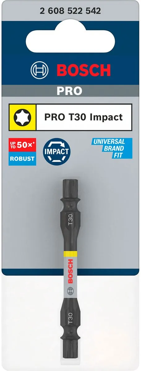 Bosch Professional PRO Slagschroevendraaierbit T30