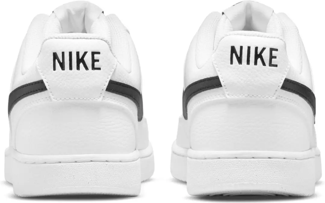 Nike Court Vision Low Next Nature Heren Sneakers - Wit/Zwart - afbeelding 6 van 6