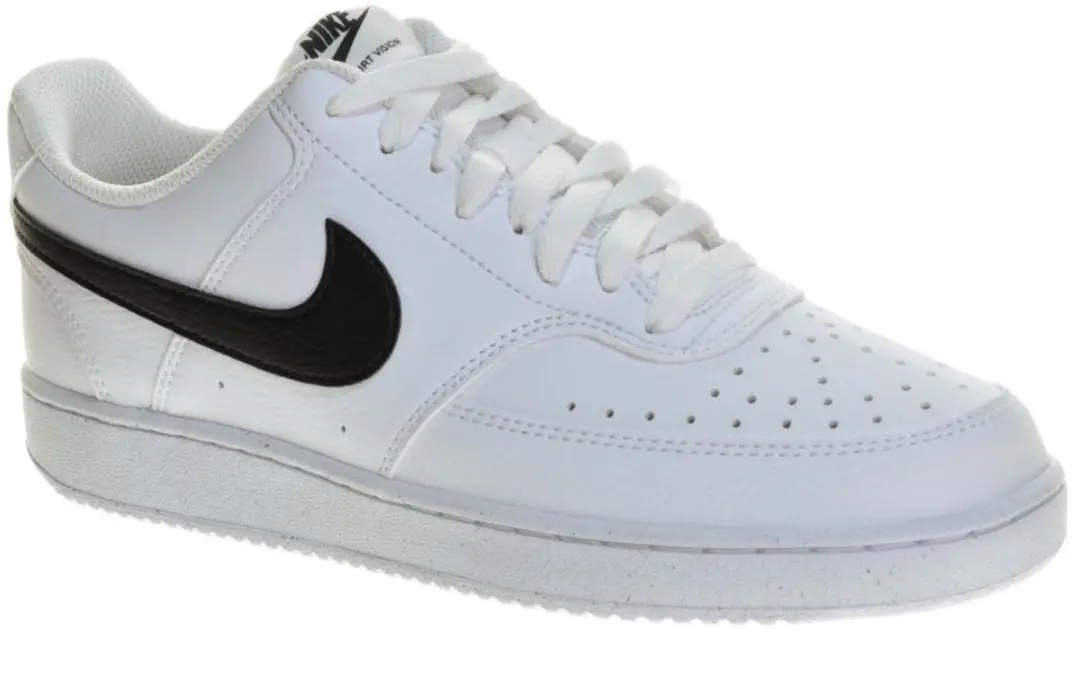 Nike Court Vision Low Next Nature Heren Sneakers - Wit/Zwart - afbeelding 3 van 6