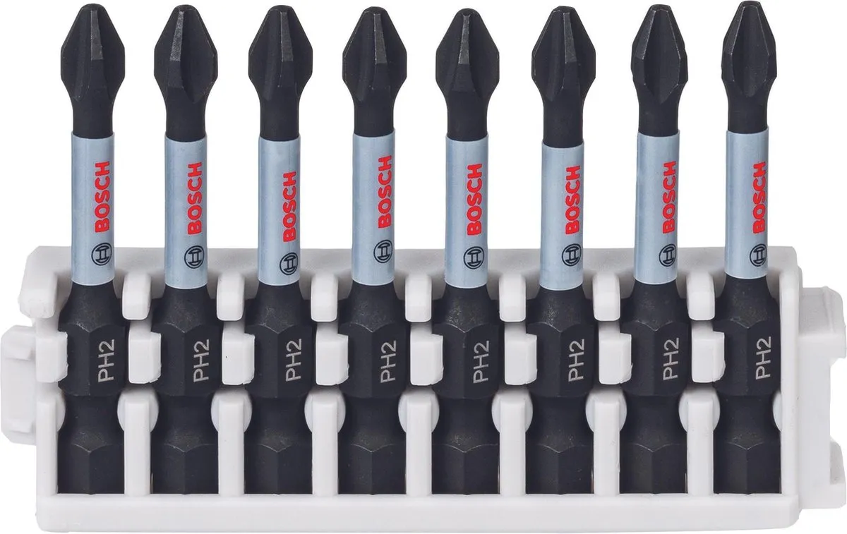 Bosch Professional Impact Power Bit 50mm PH2 - 8 Stuks