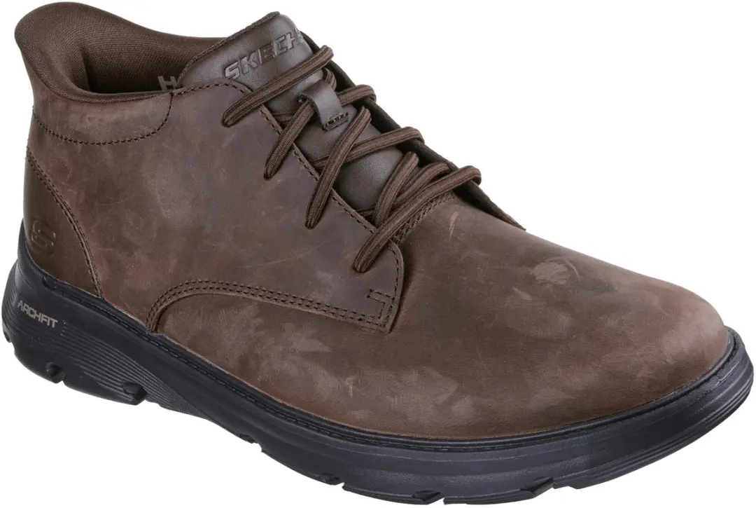 Skechers Arch Fit Garza Veterboots bruin Leer