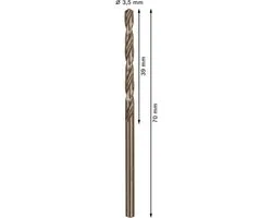 Bosch Professional ST. LINE Metaalboren HSS-CO 3.5mm - 10 Stuks