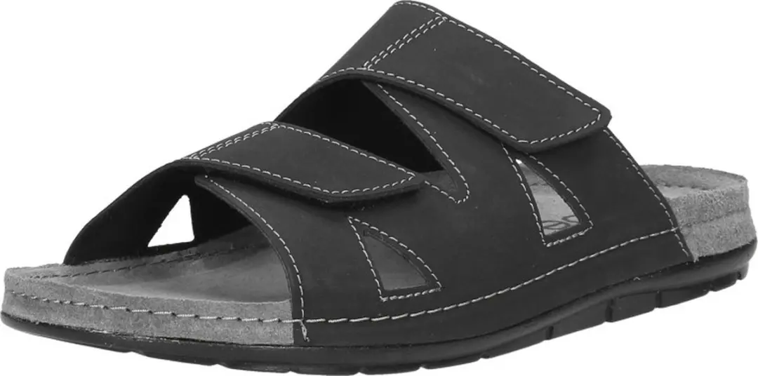Rohde Heren slippers Open Teen - zwart - Maat 40 - afbeelding 4 van 6