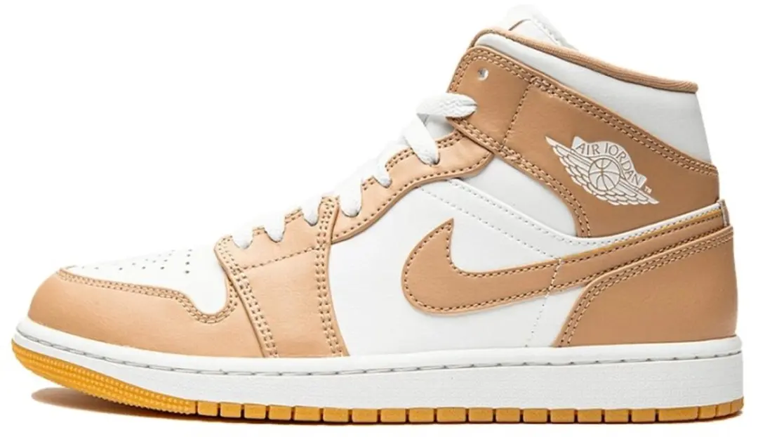Air Jordan 1 Mid Tan Gum