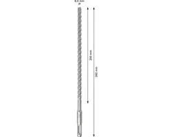 Bosch Professional SDS plus-5X Hamerboor 8x200x260