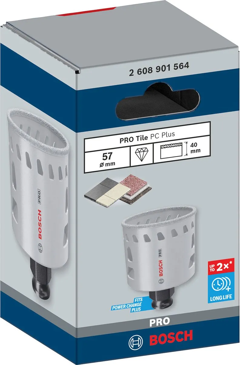 Bosch Professional Tegel PC Plus Gatenzaag 57mm - 2608901564