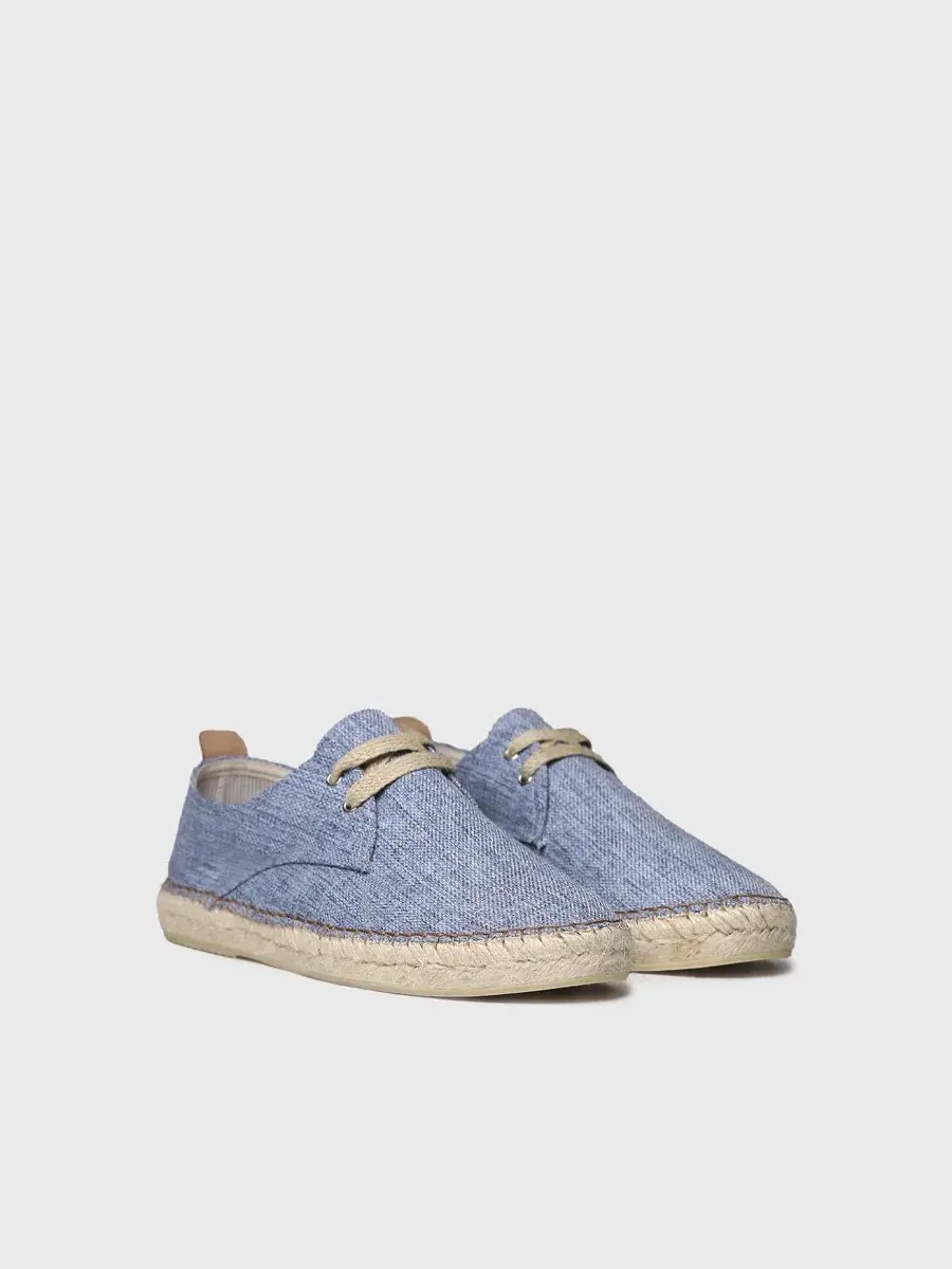 Gesloten espadrilles voor heren met veters