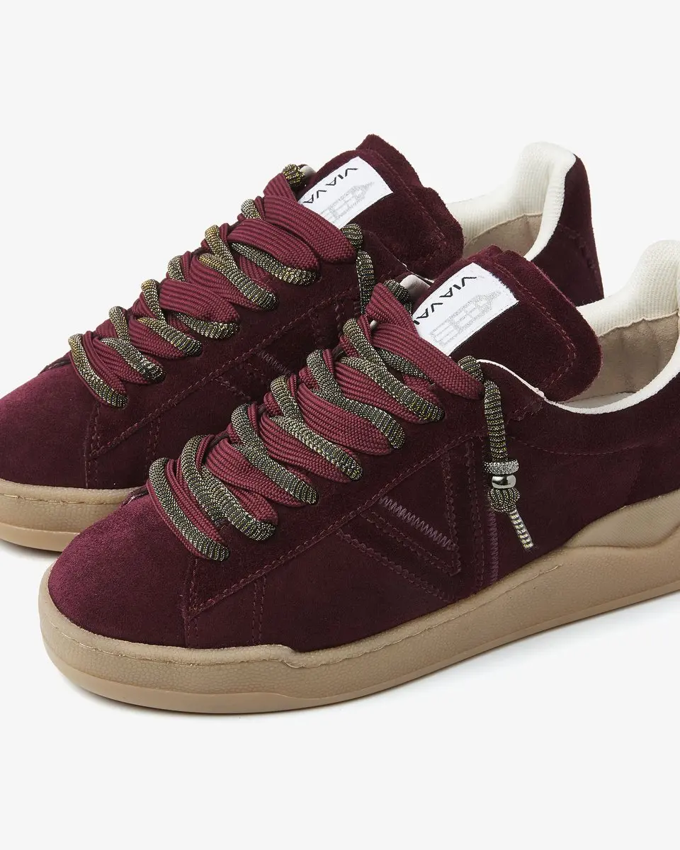VIA VAI Sam Kyli Sneakers - Dames - 39 - Bordeaux - afbeelding 6 van 6