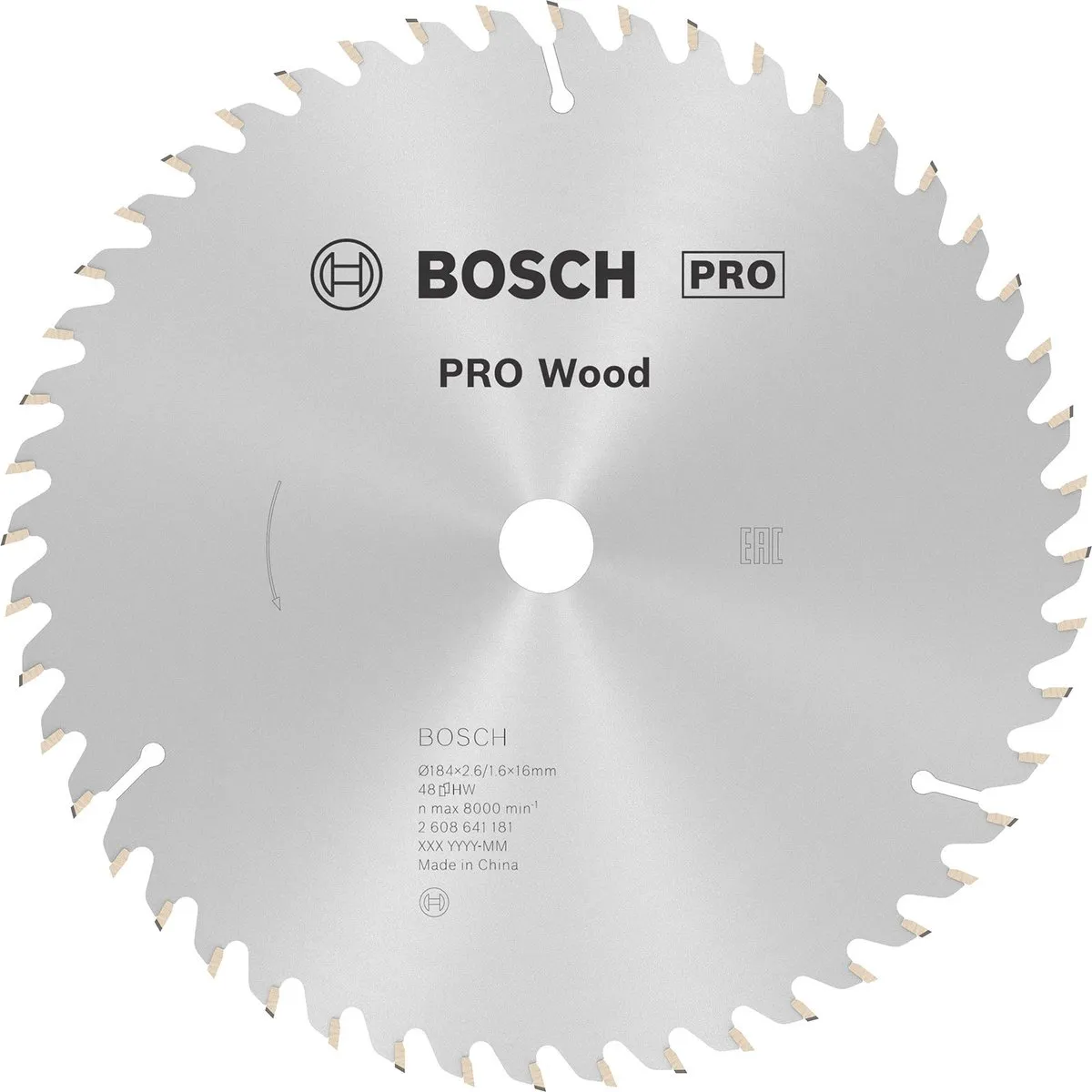 Bosch Professional Cirkelzaagblad Optiline 184mm Hout