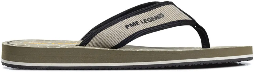 PME Legend Jetflap Heren Slippers - Beige - Maat 42 - afbeelding 2 van 2