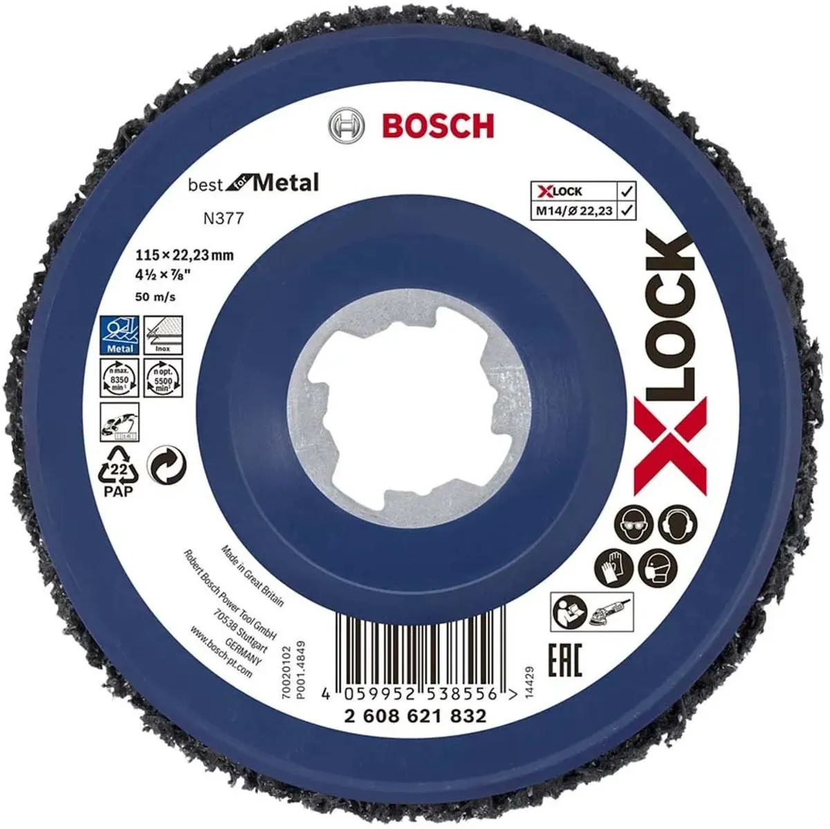 Bosch Professional Polijstschijf Ø115mm - 50 Stuks