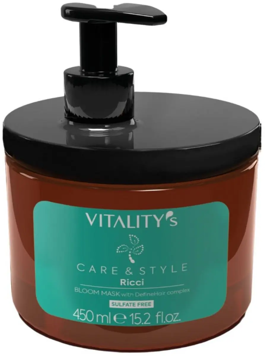 Vitality's Care & Style Ricci Bloom, 450 ml, Unisex, Gekruld haar, Alle kleuren,
