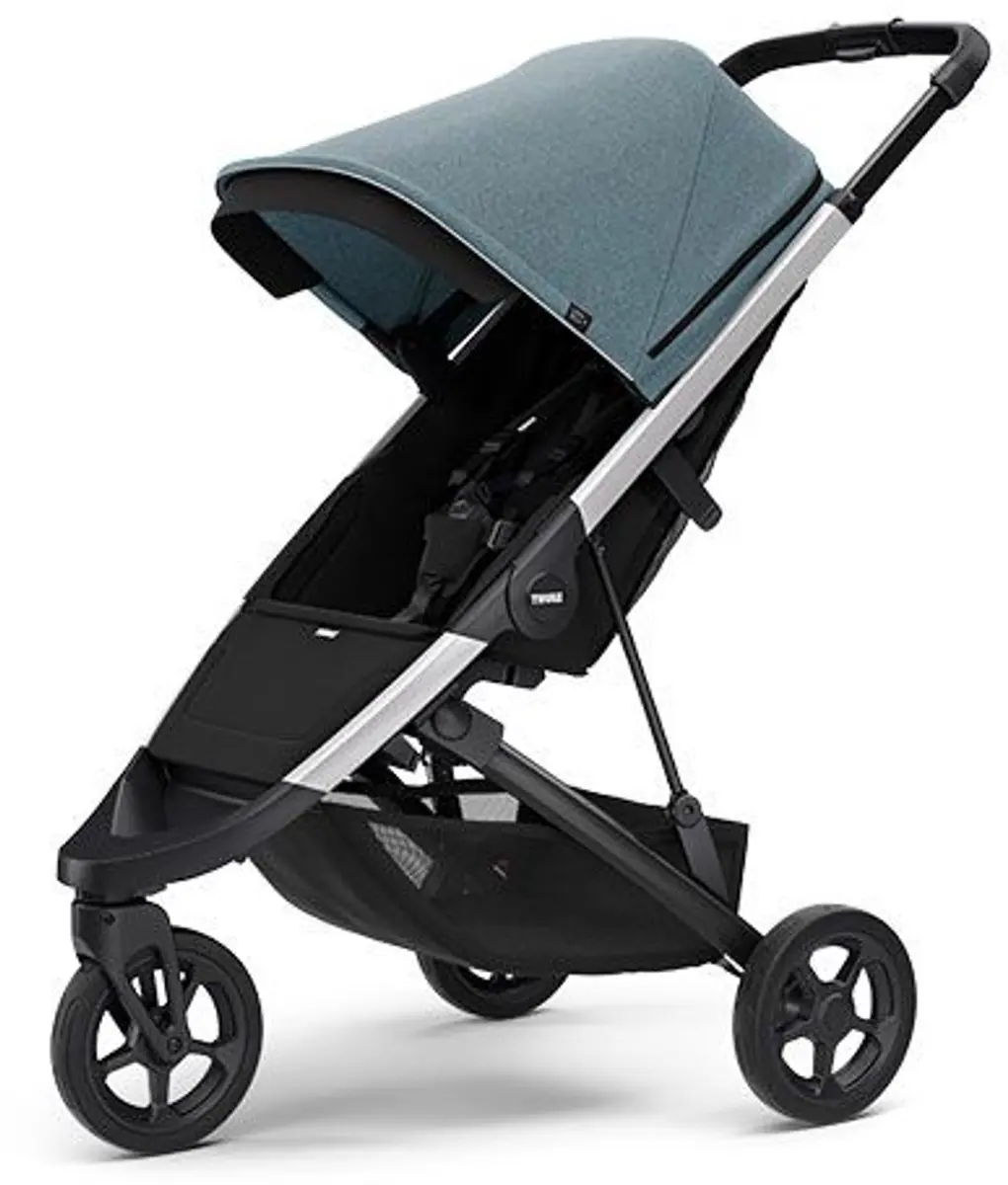 Canopy thule spring kinderwagen Teal melange zonnekap