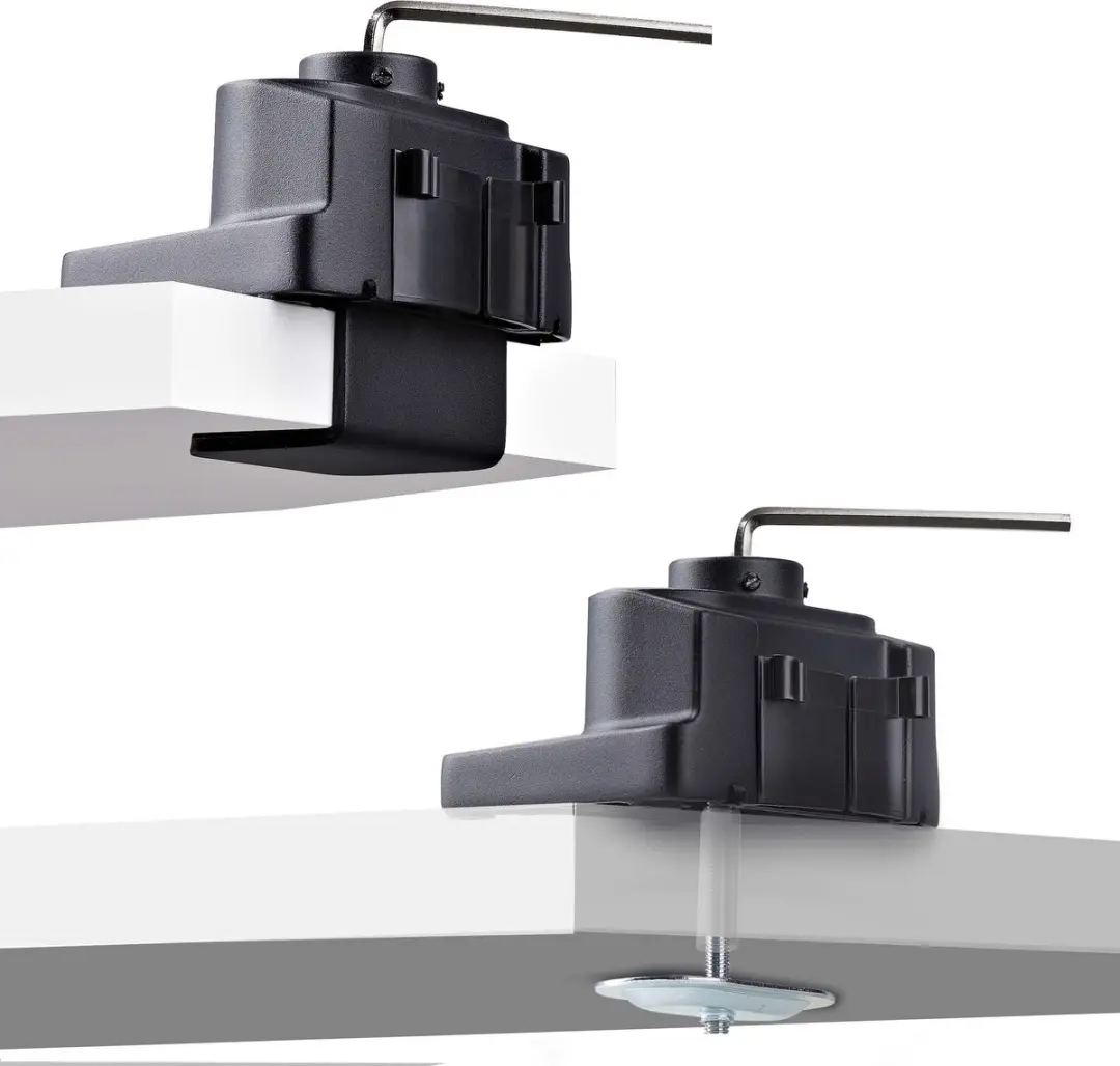 Startech 3MP2AG-MONITOR-ARM Triple Monitorarm - 3x 27" - Zwart - afbeelding 5 van 6
