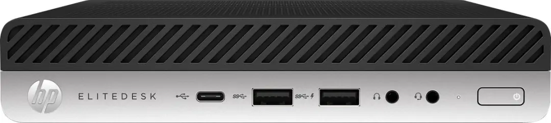 HP EliteDesk 705 65W G4 AMD Ryzen 5 2400G 8 GB DDR4-SDRAM 256 GB SSD mini PC Zwa