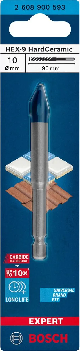 Bosch Professional Expert HEX-9 Hardkeramische Boor 10x90mm