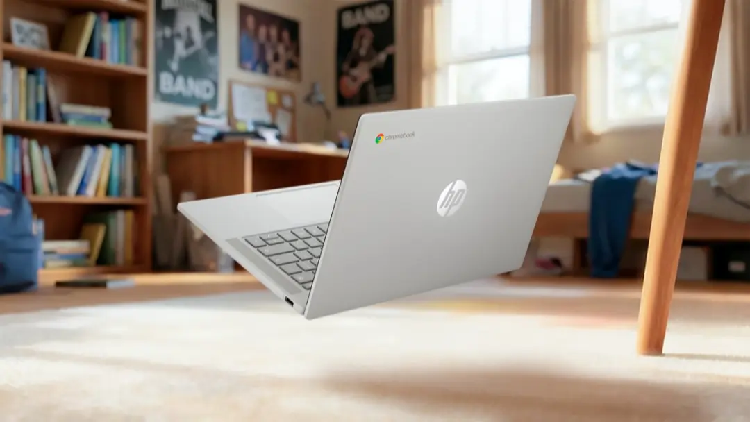 HP Chromebook 14a-nm0958ndx - 14" Full HD - 8GB RAM - 128GB SSD - Zilver - afbeelding 6 van 6