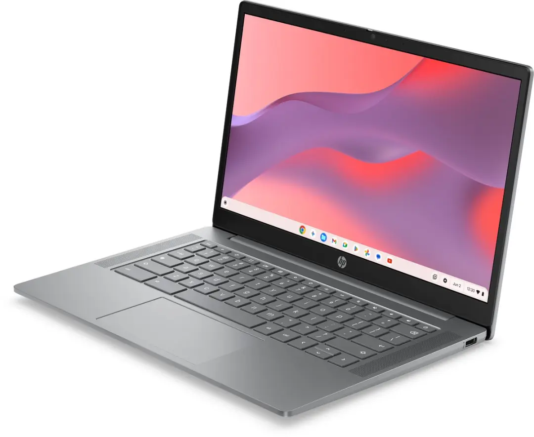 HP Chromebook 14a-nm0958ndx - 14" Full HD - 8GB RAM - 128GB SSD - Zilver - afbeelding 2 van 6