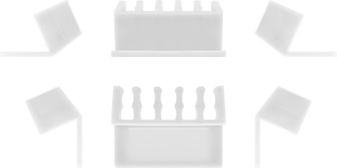 Goobay Kabelclips wit - 2 Stuks