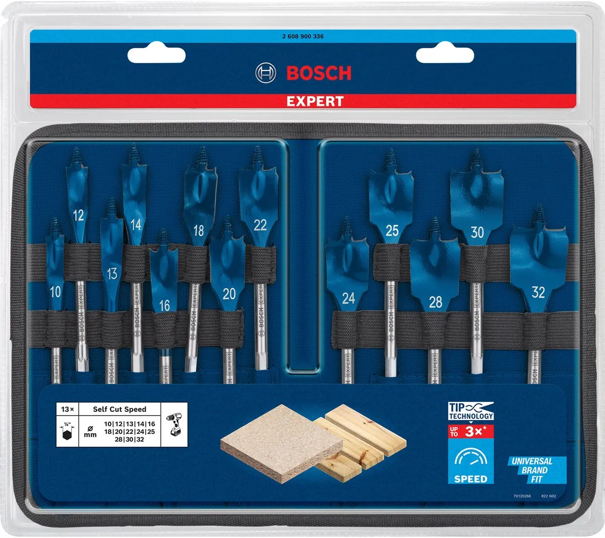 Bosch Professional EXPERT Self Cut Speed Speedboorset 13-delig