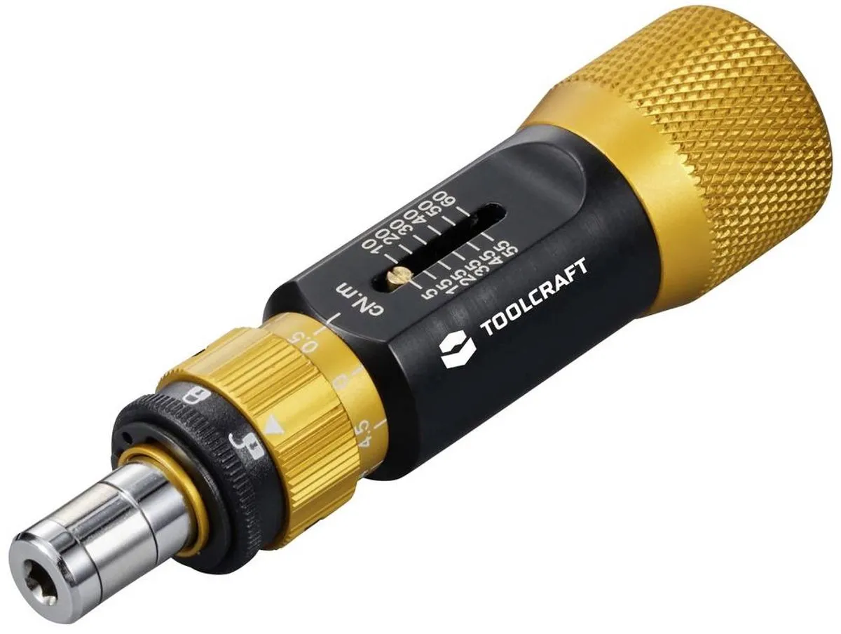 TOOLCRAFT TO-9627246 Momentschroevendraaier 4mm