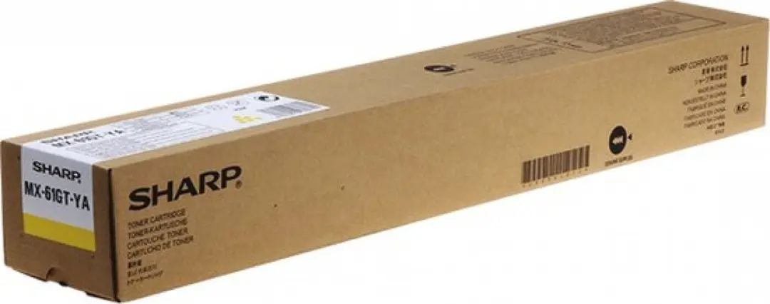 Sharp MX61GTYA Tonercartridge - Geel - 24.000 pagina's