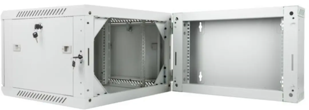 Lanberg WF02-6606-10S Wandrack 19" 6U - 600x600mm Grijs