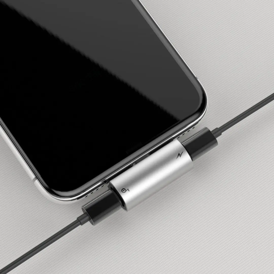Baseus Splitter Lightning naar 2x Lightning Zilver
