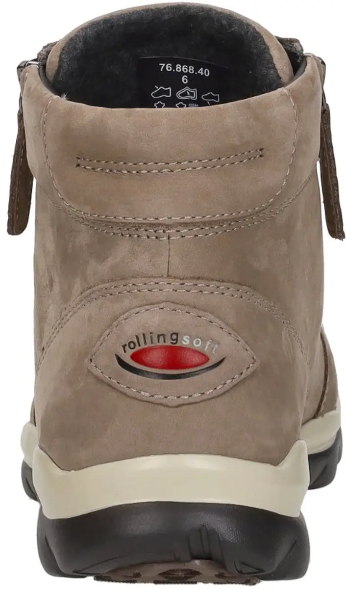 Gabor Rollingsoft Veterschoenen Hoog - Beige - afbeelding 5 van 6
