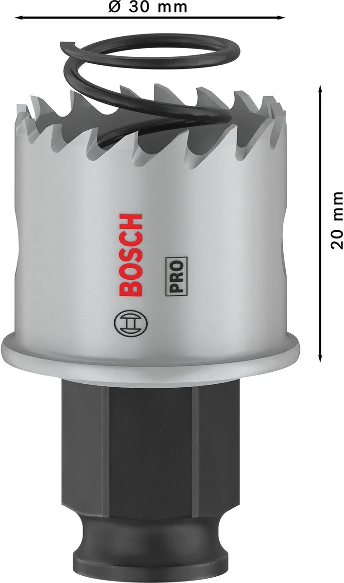 Bosch Professional PC Plus 30mm Gatenzaag Metaal - 2608594446
